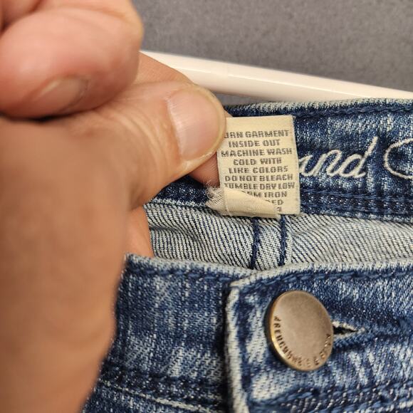 Abercrombie & Fitch Jeans Womens Size 10 Blue Low Rise Taper Stretch Casual - Picture 5 of 15